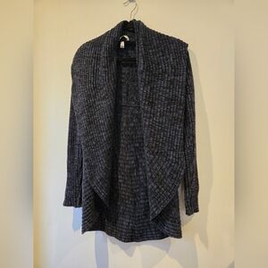 Autumn Cashmere Navy Shawl Collar Sweater Size Medium